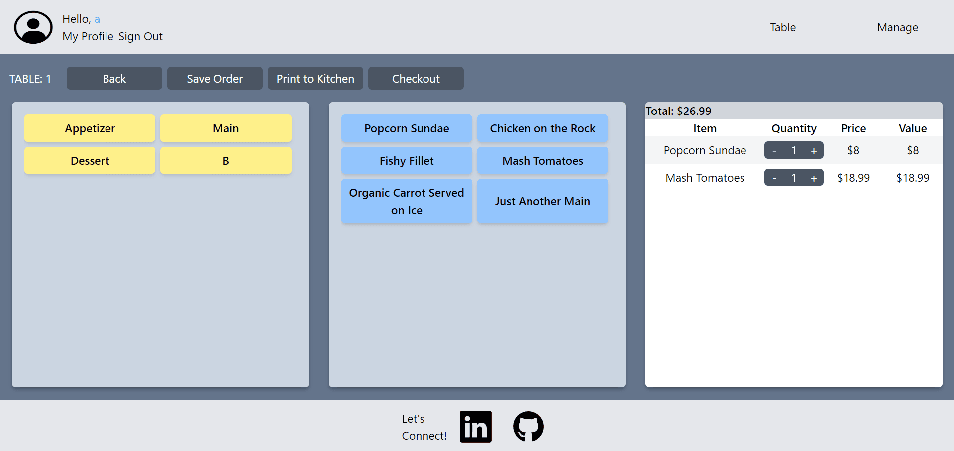 Modern React POS System (On-Going)